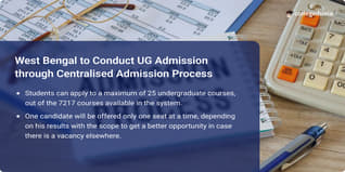 West Bengal to Conduct UG Admission through Centralised Admission Process; Apply till July 7